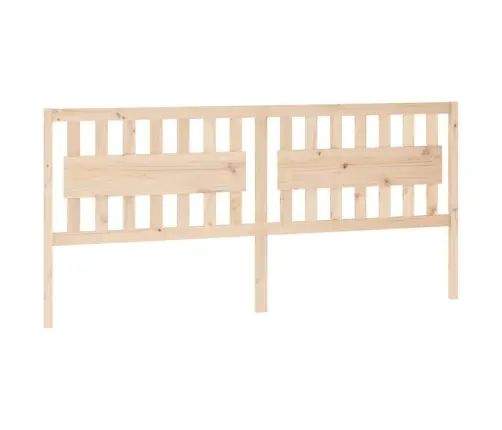 Lovos Galvūgalis, 205,5X4X100cm Pušies Medienos Masyvas