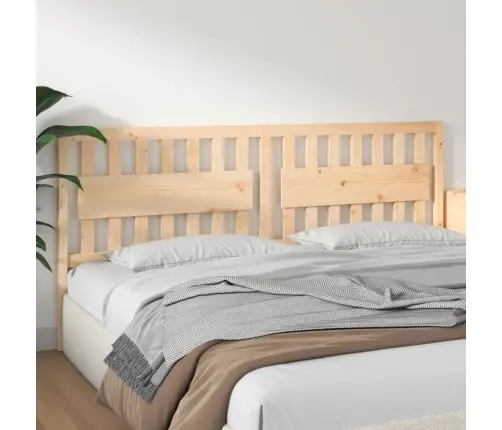 Lovos Galvūgalis, 205,5X4X100cm Pušies Medienos Masyvas