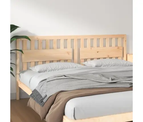 Lovos Galvūgalis, 205,5X4X100cm Pušies Medienos Masyvas