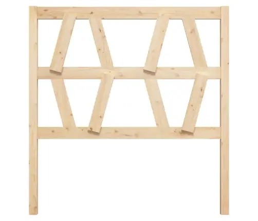 Gultas Galvgalis, 106X4X100 Cm, Priedes Masīvkoks Vidaxl