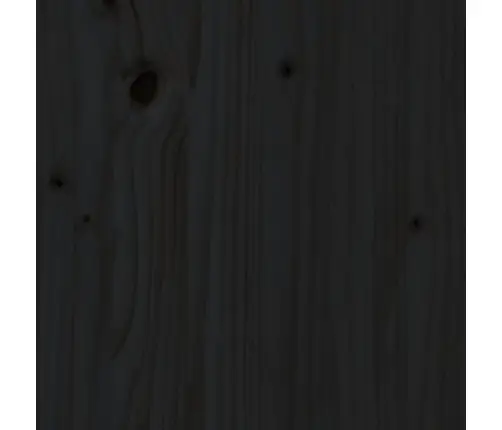 Gultas Galvgalis, Melns, 206X4X100 Cm, Priedes Masīvkoks Vidaxl