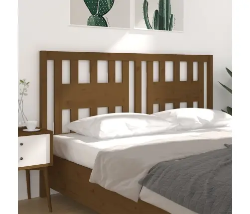 Galvgalis, Medus Brūns, 141X4X100 Cm, Priedes Masīvkoks Vidaxl