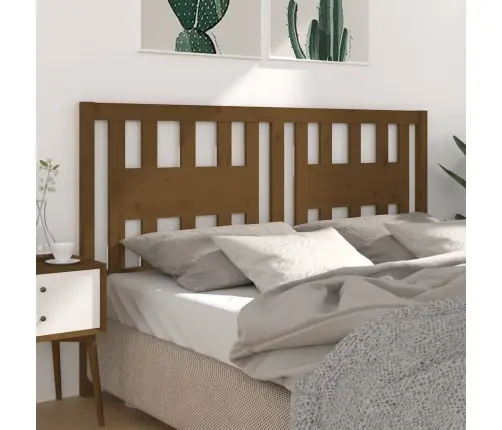 Galvgalis, Medus Brūns, 166X4X100 Cm, Priedes Masīvkoks Vidaxl