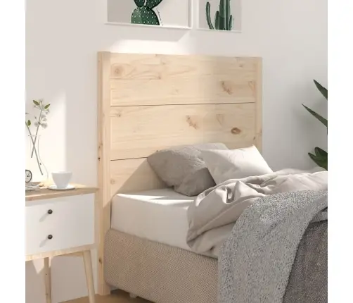 Gultas Galvgalis, 81X4X100 Cm, Priedes Masīvkoks Vidaxl