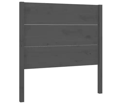 Galvgalis, Pelēks, 96X4X100 Cm, Priedes Masīvkoks Vidaxl