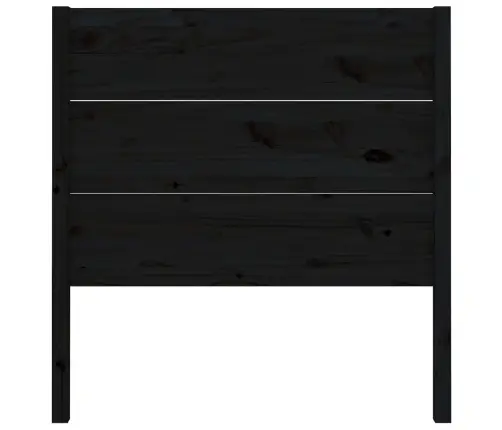 Galvgalis, Melns, 96X4X100 Cm, Priedes Masīvkoks Vidaxl