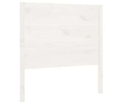 Galvūgalis, Baltas, 106X4X100cm Pušies Medienos Masyvas