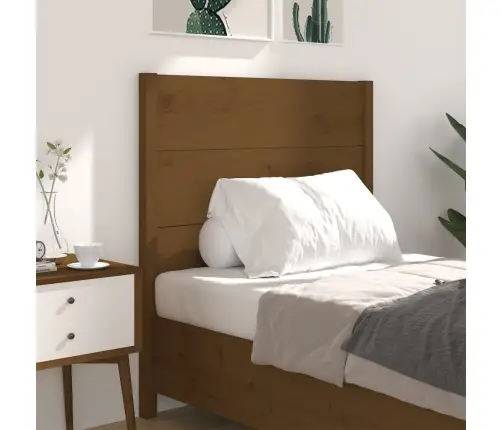 Galvgalis, Medus Brūns, 106X4X100 Cm, Priedes Masīvkoks Vidaxl Galvgalis, Medus Brūns, 106X4X100 Cm, Priedes Masīvkoks Vidaxl