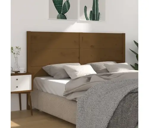 Galvgalis, Medus Brūns, 126X4X100 Cm, Priedes Masīvkoks Vidaxl