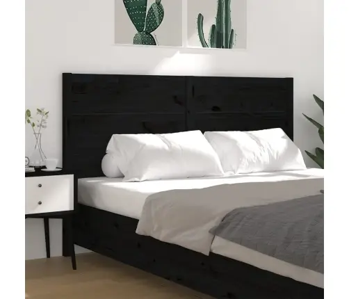 Voodipeats, Must, 126 X 4 X 100 cm Männipuit