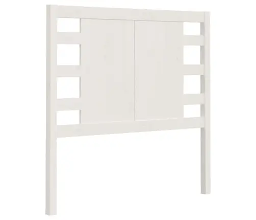 Galvgalis, Balts, 81X4X100 Cm, Priedes Masīvkoks Vidaxl