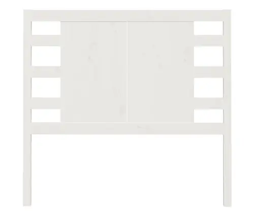 Galvgalis, Balts, 81X4X100 Cm, Priedes Masīvkoks Vidaxl