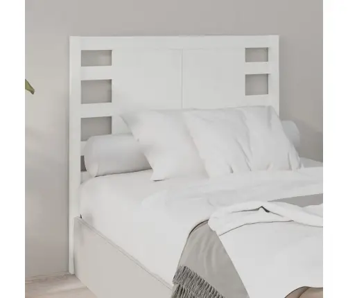 Galvgalis, Balts, 81X4X100 Cm, Priedes Masīvkoks Vidaxl