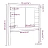 Galvgalis, Medus Brūns, 96X4X100 Cm, Priedes Masīvkoks Vidaxl Galvgalis, Medus Brūns, 96X4X100 Cm, Priedes Masīvkoks Vidaxl