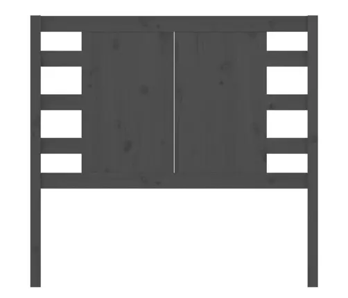 Galvūgalis, Pilkas, 106X4X100cm Pušies Medienos Masyvas