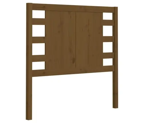 Galvgalis, Medus Brūns, 106X4X100 Cm, Priedes Masīvkoks Vidaxl