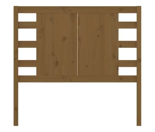 Galvgalis, Medus Brūns, 106X4X100 Cm, Priedes Masīvkoks Vidaxl