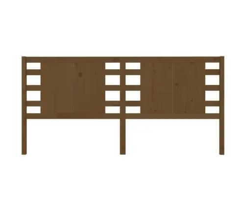 Galvgalis, Medus Brūns, 126X4X100 Cm, Priedes Masīvkoks Vidaxl