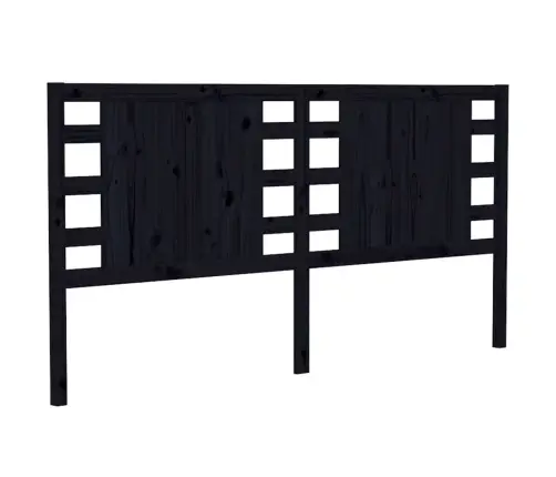 Galvgalis, Melns, 146X4X100 Cm, Priedes Masīvkoks Vidaxl