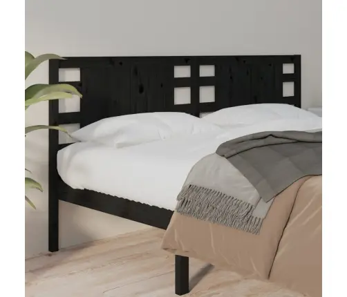 Galvgalis, Melns, 146X4X100 Cm, Priedes Masīvkoks Vidaxl