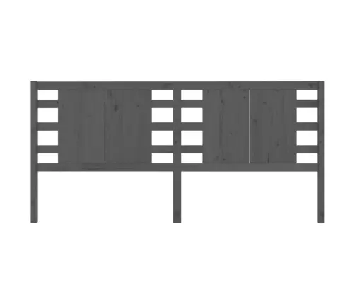 Galvgalis, Pelēks, 166X4X100 Cm, Priedes Masīvkoks Vidaxl