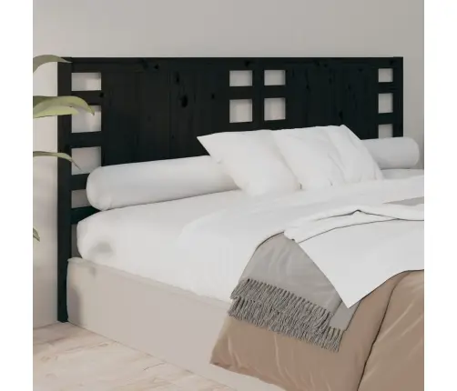 Galvgalis, Melns, 166X4X100 Cm, Priedes Masīvkoks Vidaxl