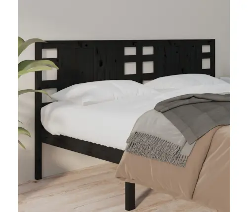 Galvgalis, Melns, 166X4X100 Cm, Priedes Masīvkoks Vidaxl