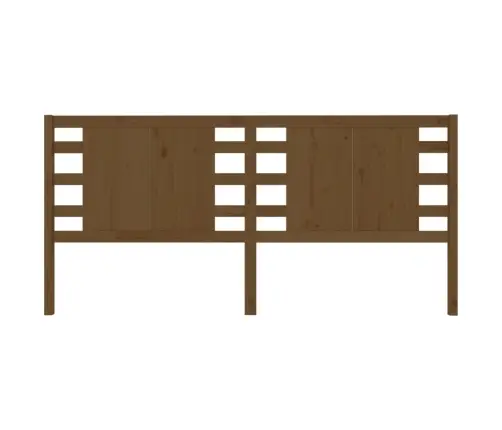 Galvgalis, Medus Brūns, 206X4X100 Cm, Priedes Masīvkoks Vidaxl