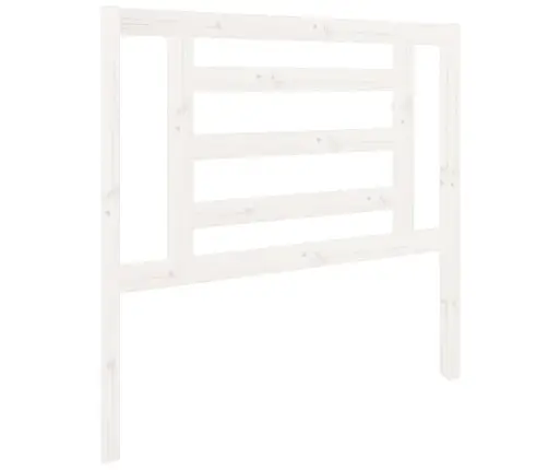 Gultas Galvgalis, Balts, 96X4X100 Cm, Priedes Masīvkoks Vidaxl