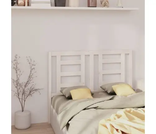 Gultas Galvgalis, Balts, 126X4X100 Cm, Priedes Masīvkoks Vidaxl Gultas Galvgalis, Balts, 126X4X100 Cm, Priedes Masīvkoks Vidaxl