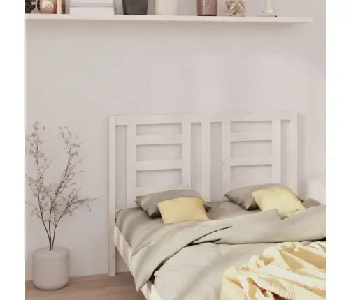 Gultas Galvgalis, Balts, 126X4X100 Cm, Priedes Masīvkoks Vidaxl Gultas Galvgalis, Balts, 126X4X100 Cm, Priedes Masīvkoks Vidaxl