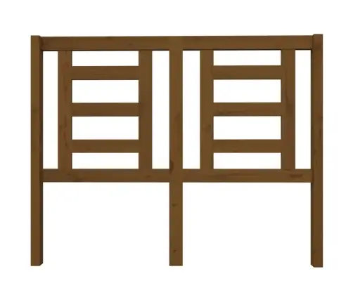 Lovos Galvūgalis, Medaus Rudas, 126X4X100cm Pušies Masyvas