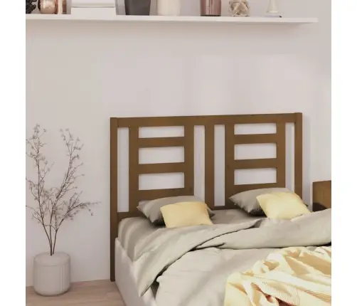 Lovos Galvūgalis, Medaus Rudas, 126X4X100cm Pušies Masyvas