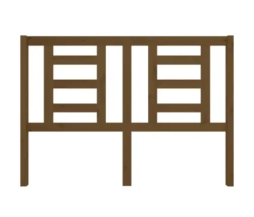 Lovos Galvūgalis, Medaus Rudas, 141X4X100cm Pušies Masyvas