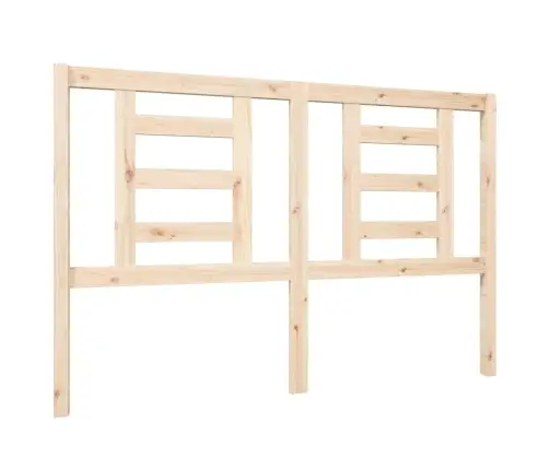 Lovos Galvūgalis, 146X4X100cm Pušies Medienos Masyvas