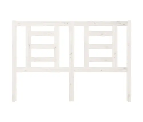Gultas Galvgalis, Balts, 146X4X100 Cm, Priedes Masīvkoks Vidaxl