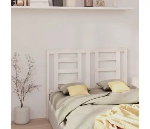 Gultas Galvgalis, Balts, 146X4X100 Cm, Priedes Masīvkoks Vidaxl