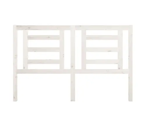 Voodipeats, Valge, 156 X 4 X 100 cm Männipuit Voodipeats, Valge, 156 X 4 X 100 cm Männipuit