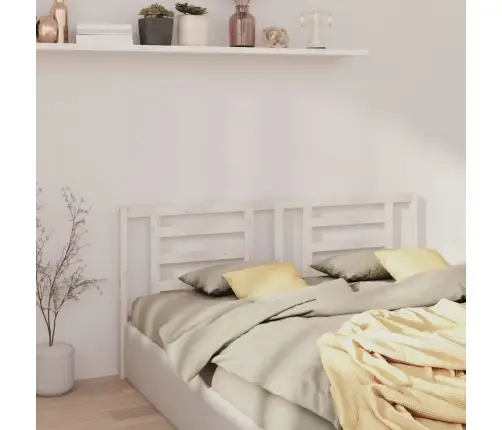 Voodipeats, Valge, 156 X 4 X 100 cm Männipuit Voodipeats, Valge, 156 X 4 X 100 cm Männipuit