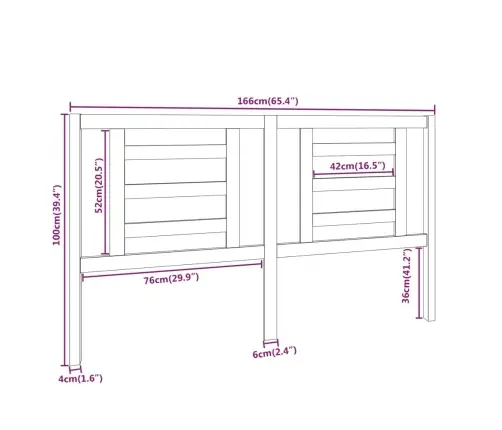 Gultas Galvgalis, Balts, 166X4X100 Cm, Priedes Masīvkoks Vidaxl Gultas Galvgalis, Balts, 166X4X100 Cm, Priedes Masīvkoks Vidaxl