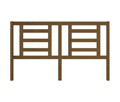 Gultas Galvgalis, Medus Brūns, 166X4X100 Cm, Priedes Masīvkoks Vidaxl