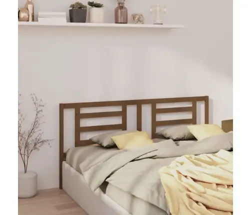 Gultas Galvgalis, Medus Brūns, 166X4X100 Cm, Priedes Masīvkoks Vidaxl