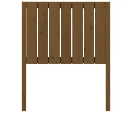 Gultas Galvgalis, Medus Brūns, 80,5X4X100 Cm, Priedes Masīvkoks Vidaxl
