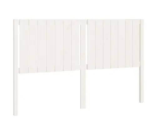 Voodipeats, Valge, 165,5 X 4 X 100 cm Männipuit