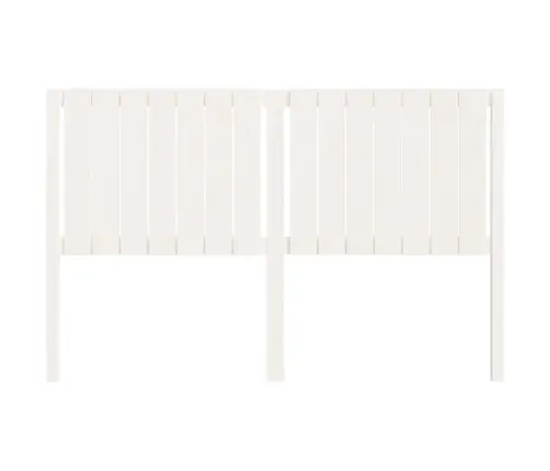 Voodipeats, Valge, 165,5 X 4 X 100 cm Männipuit