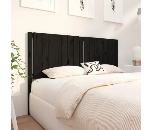 Voodipeats, Must, 165,5 X 4 X 100 cm Männipuit