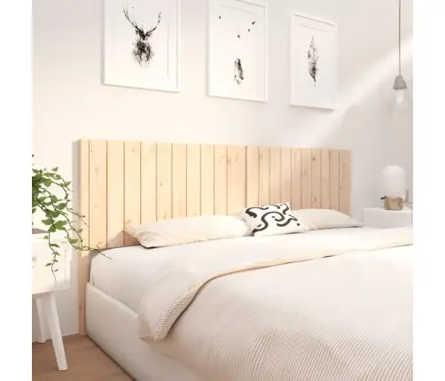 Lovos Galvūgalis, 205,5X4X100cm Pušies Medienos Masyvas Lovos Galvūgalis, 205,5X4X100cm Pušies Medienos Masyvas