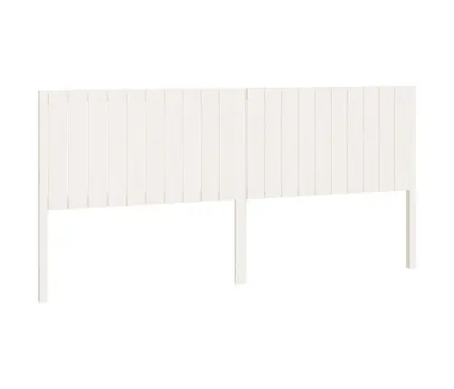 Lovos Galvūgalis, Baltas, 205,5X4X100cm Pušies Masyvas Lovos Galvūgalis, Baltas, 205,5X4X100cm Pušies Masyvas