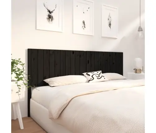 Voodipeats, Must, 205,5 X 4 X 100 cm Männipuit