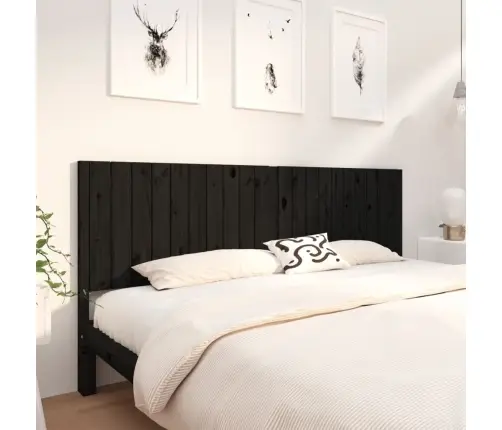 Voodipeats, Must, 205,5 X 4 X 100 cm Männipuit